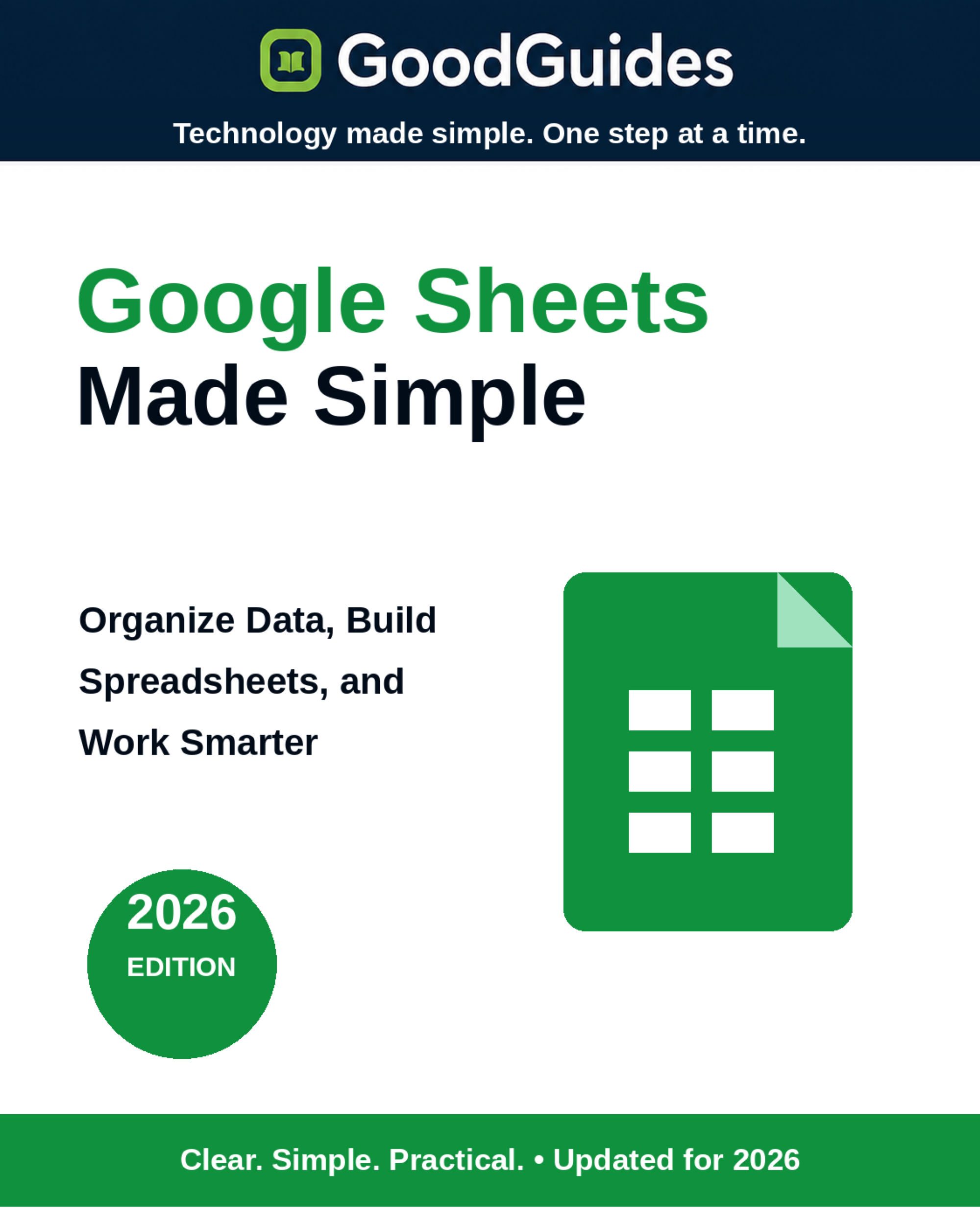 Google Sheets Made Simple: A Beginner's Guide cover